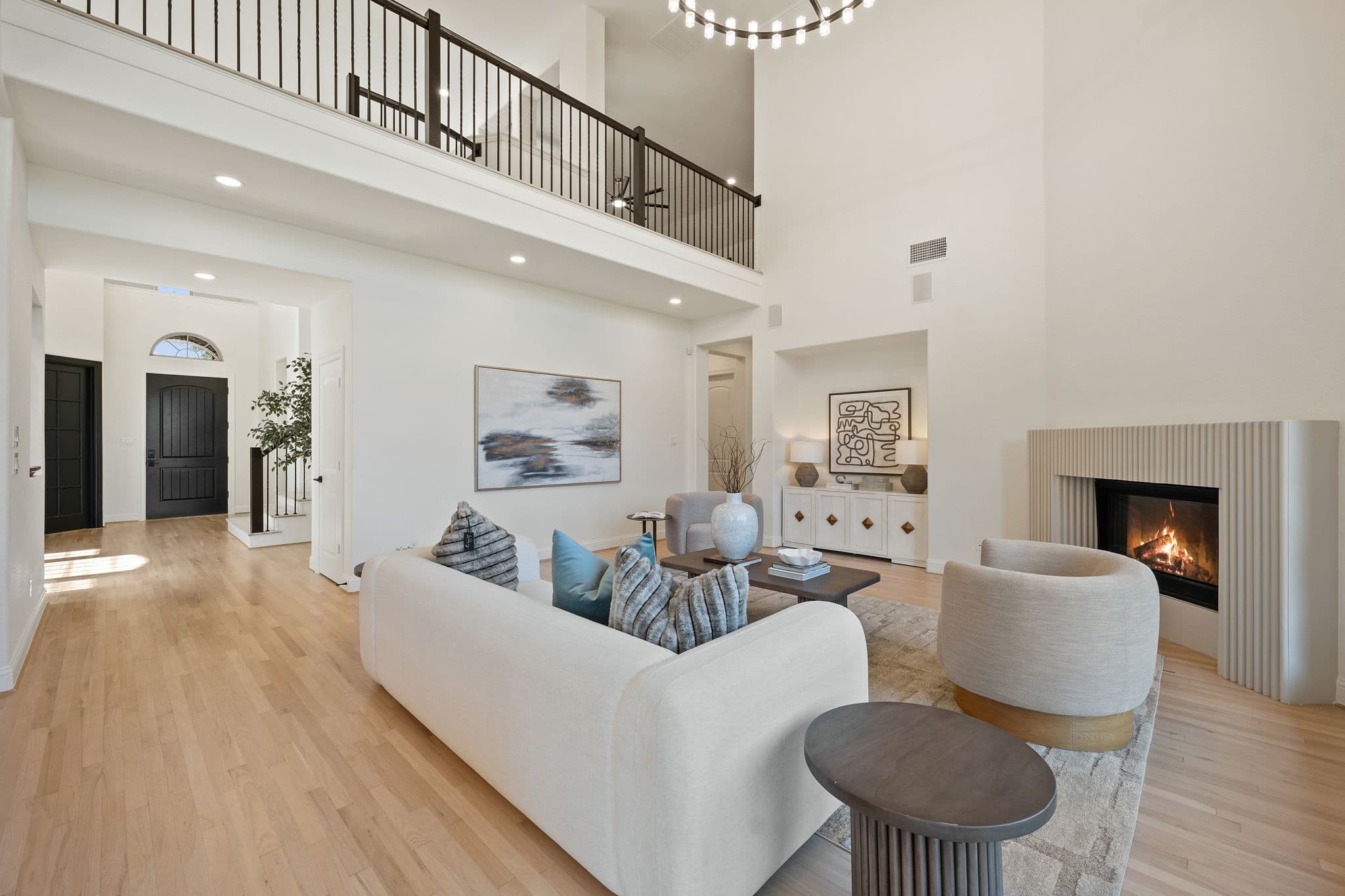 Living Room Transformation in Trophy Club, TX