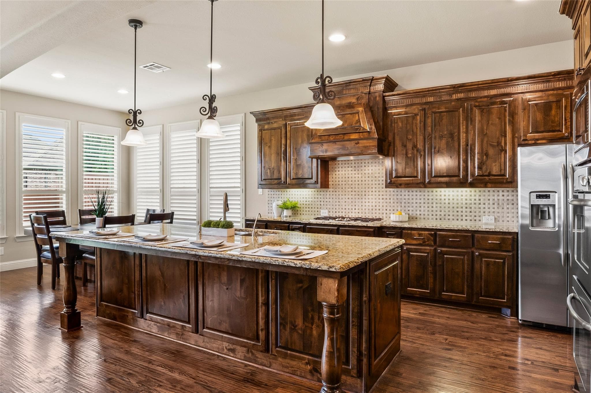 Before: original kitchen, Trophy Club