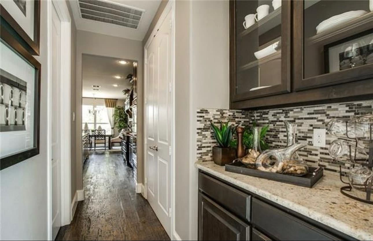 Before: dated butler's pantry, Southlake